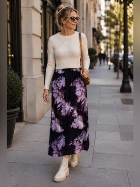 Romantic Boho Whimsey Moody Fairy/Witchy Maxi Skirt